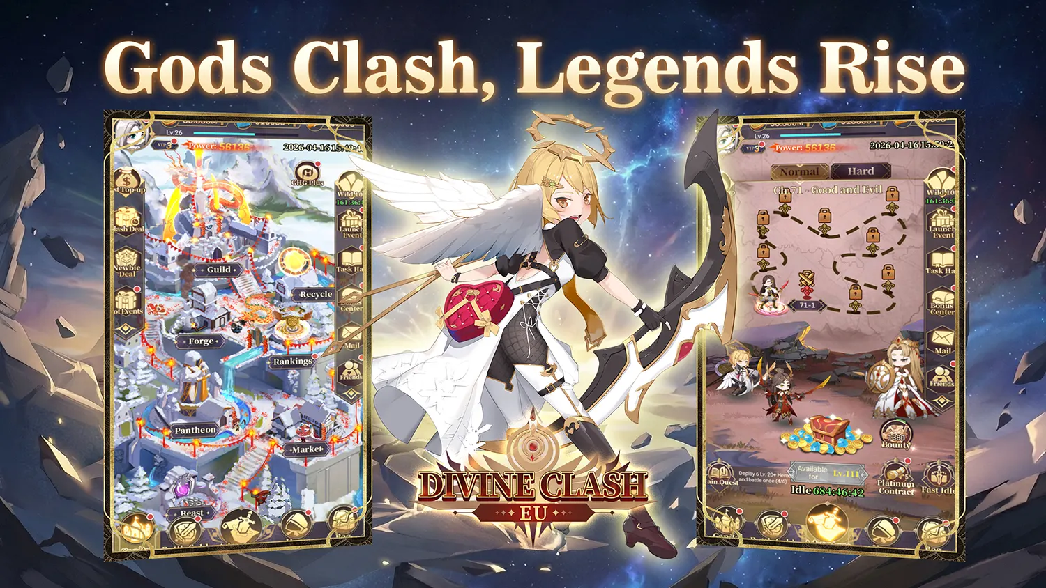 Gods Clash, Legends Rise